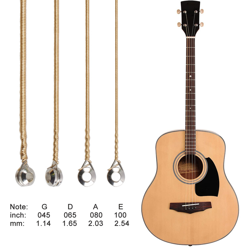 Musical Instrument Guitar - 4 Strings Acoustic Bass ANTI-RUST Phosphor