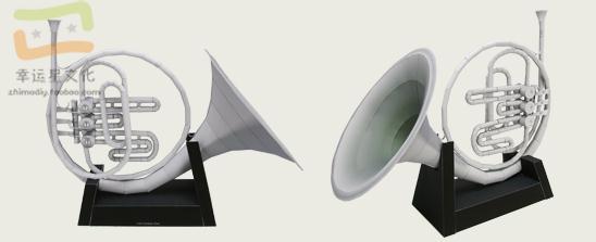 Musical Instrument Horn 3d Pap - огляд і ціна Musical Instrument Horn