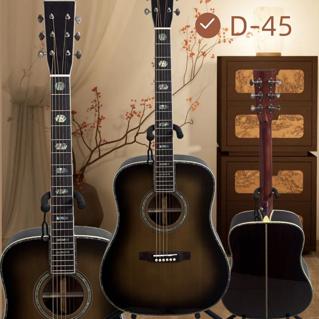 US Warehouse D‑45 Acoustic Gui - огляд і ціна Acoustic Guitar Dreadnought