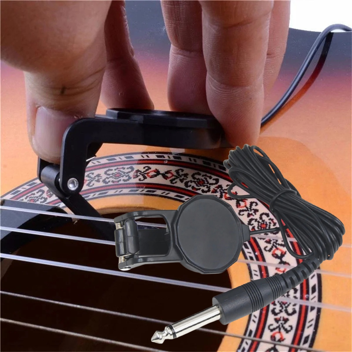Audio Jack Clip On Pickup/2.5  - огляд і ціна Musical Instrument Guitar