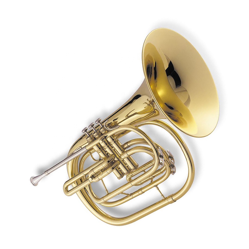 Bb Gold‑Lacquered Marching Fre - огляд і ціна Musical Instrument Horn