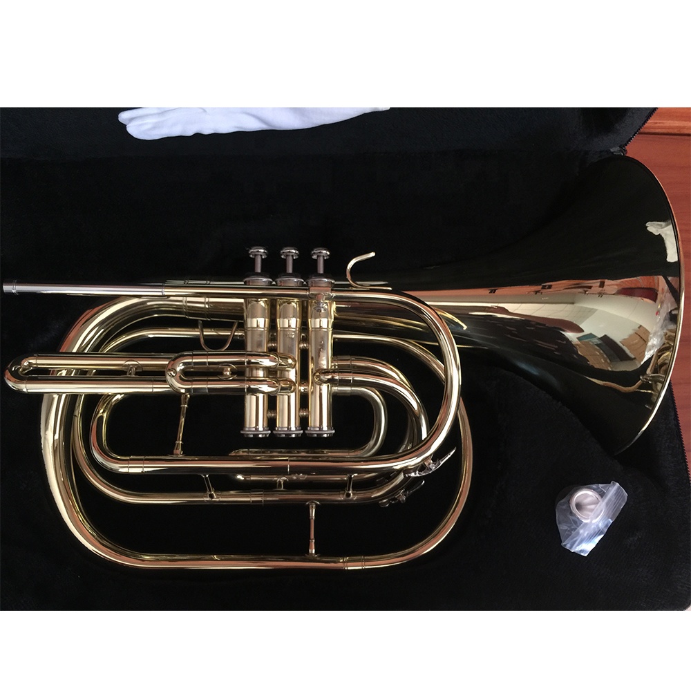 Bb Gold‑Lacquered Marching Fre - огляд і ціна Musical Instrument Horn