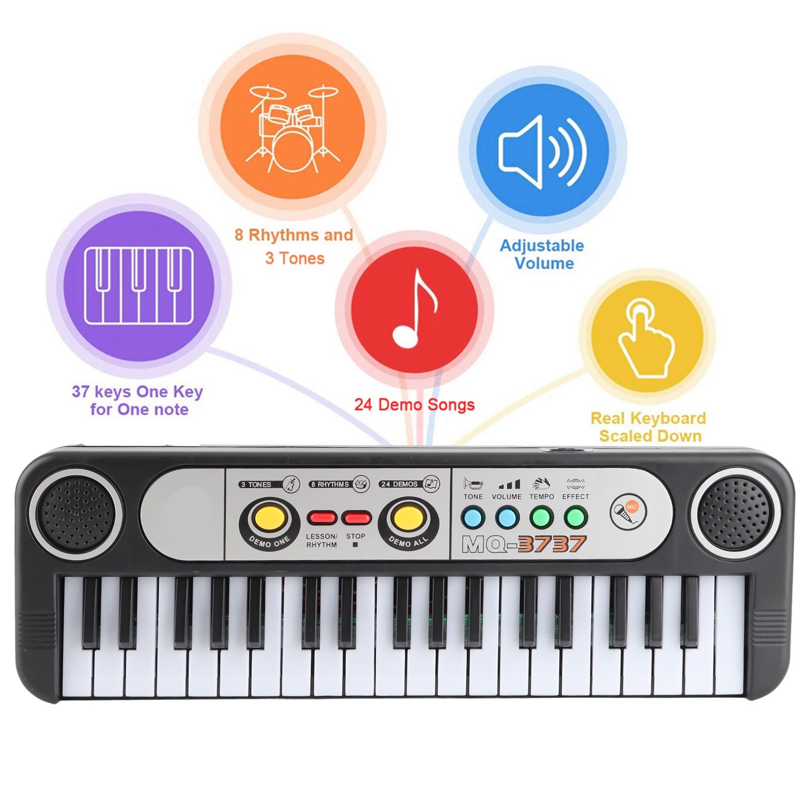 37 Keys Electric Digital Key B - огляд і ціна Musical Instrument Names