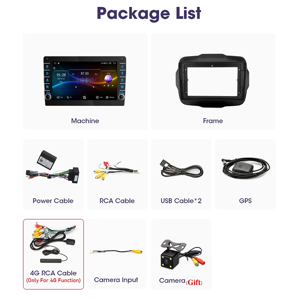 For Jeep Renegade 2014 - 2020  - огляд і ціна Musical Instrument Of India