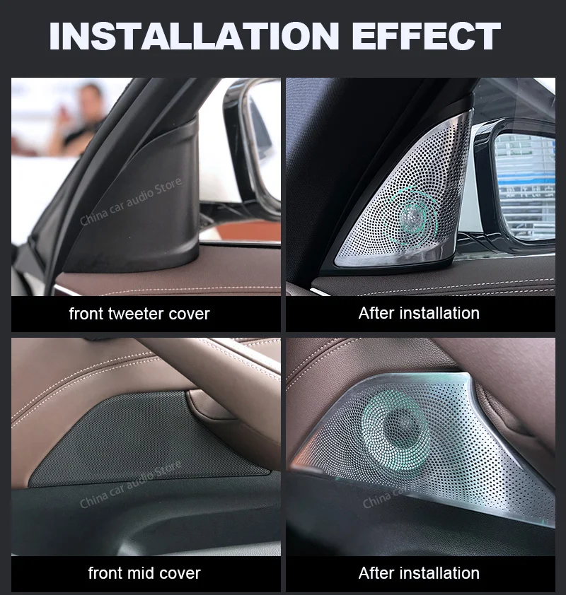 LED Car Speaker Tweeter Cover  - огляд і ціна Musical Instrument Horn