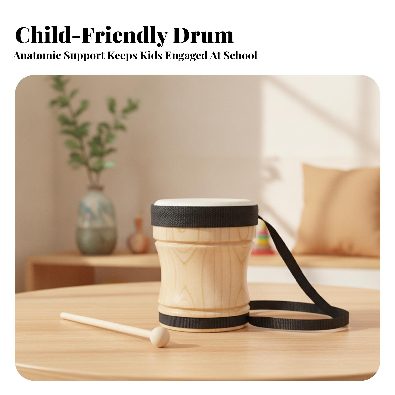 Mini Wooden Rhythm Drum for Ch - огляд і ціна Musical Instrument Family
