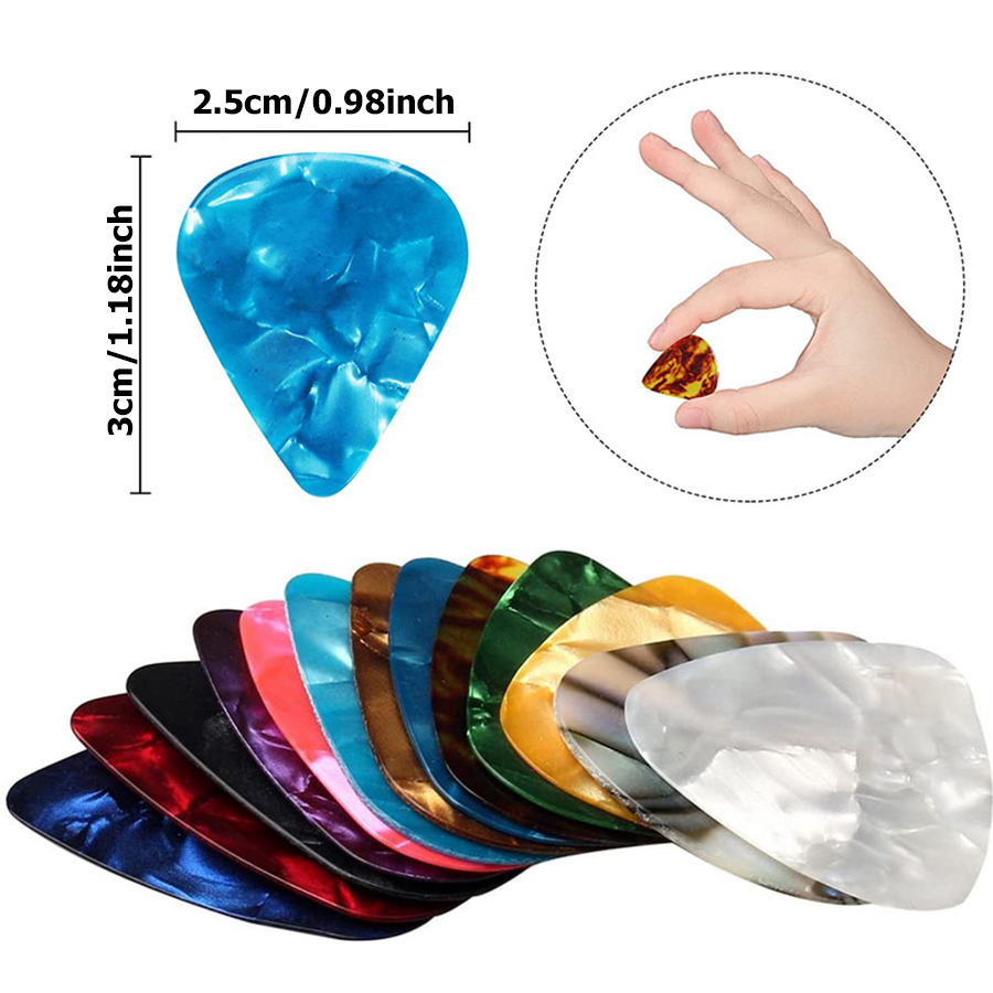 36/54pcs 0.5mm ABS Guitar Pick - огляд і ціна Musical Instrument Qin