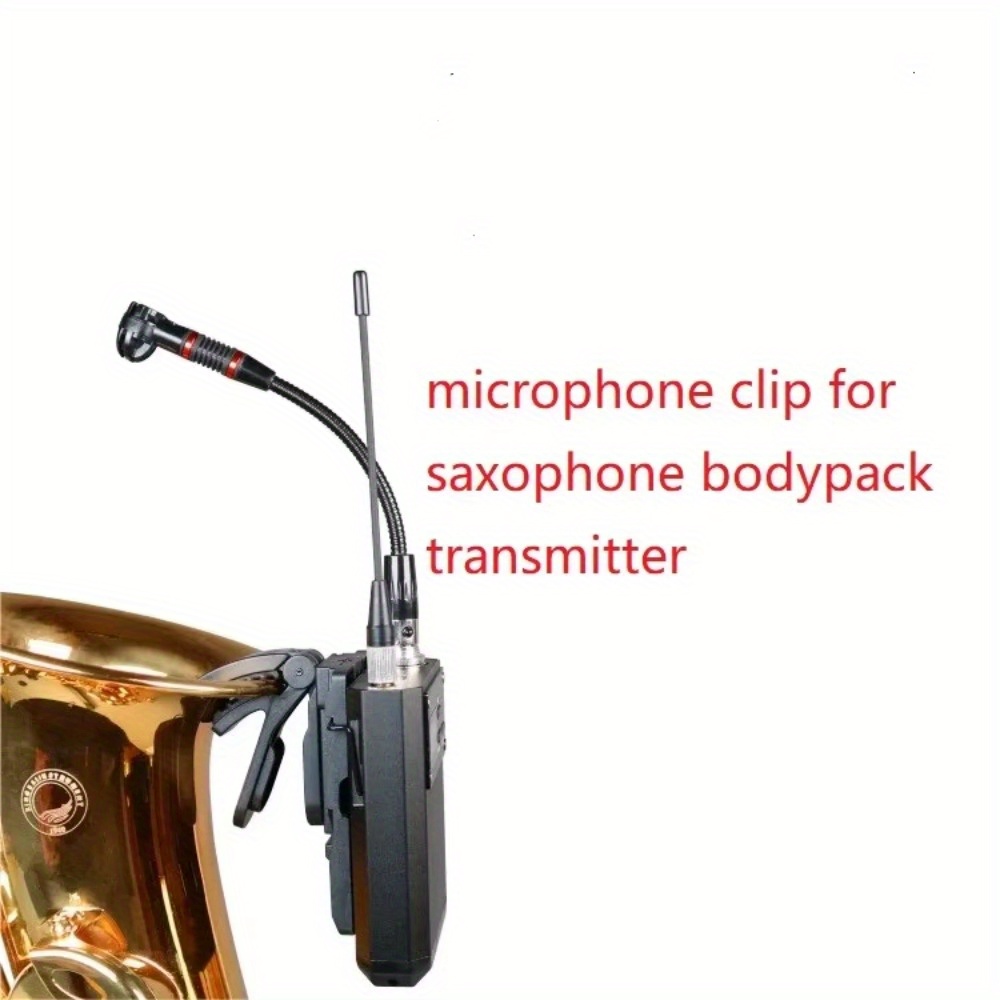 saxophone microphone clip for  - огляд і ціна Musical Instrument Horn