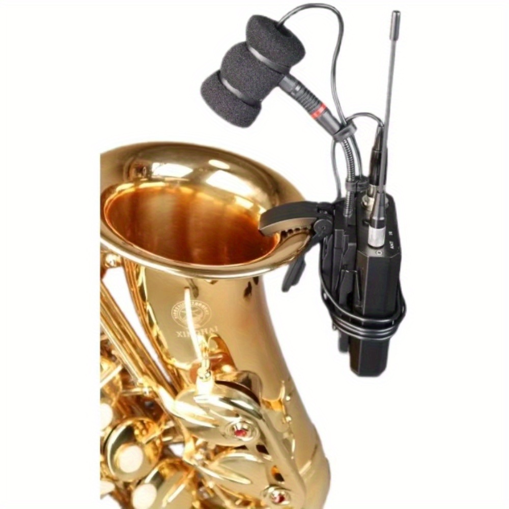 saxophone microphone clip for  - огляд і ціна Musical Instrument Horn