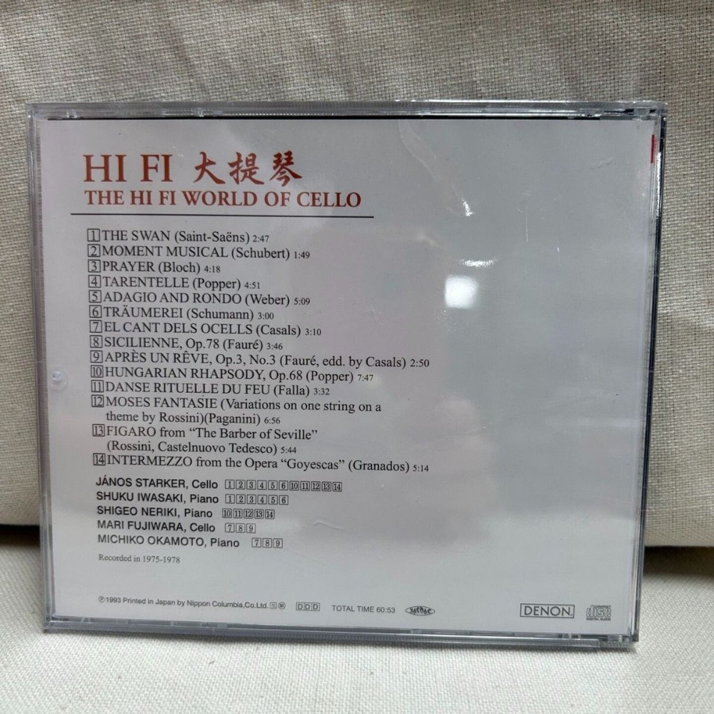 Denon HiFi Audiophile Cello Th - огляд і ціна Musical Instrument Of
