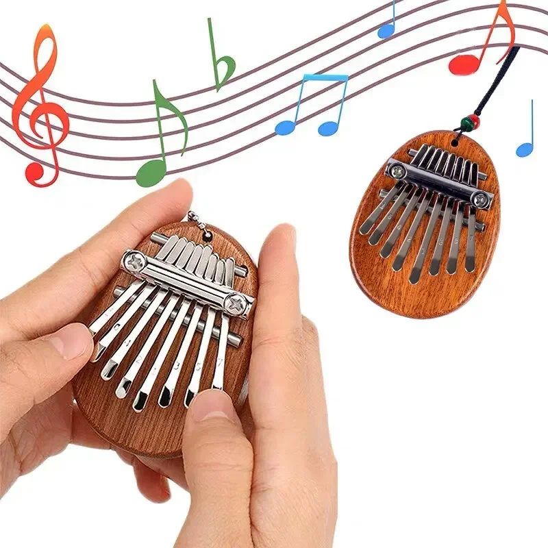 1Pcs Wood Mini Thumb Piano Mus - огляд і ціна Musical Instrument Names