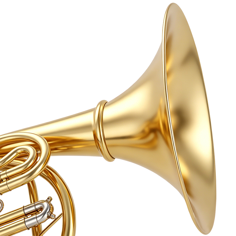 French Horn With Four Keys Lac - огляд і ціна Musical Instrument Horn