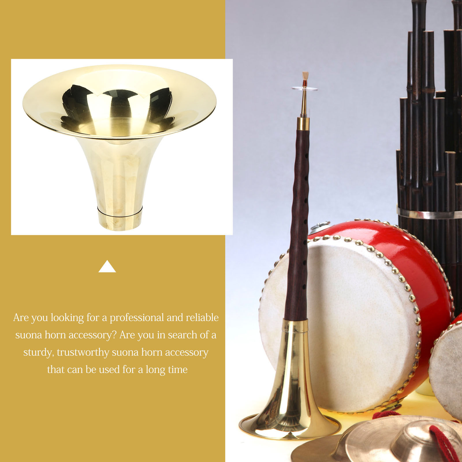 Suona Horn Replacement Thicken - огляд і ціна Musical Instrument Horn