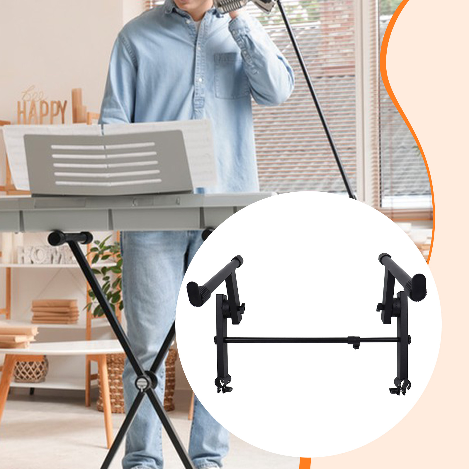 Metal Electric Piano Rack 2 Ti - огляд і ціна Musical Instrument Names