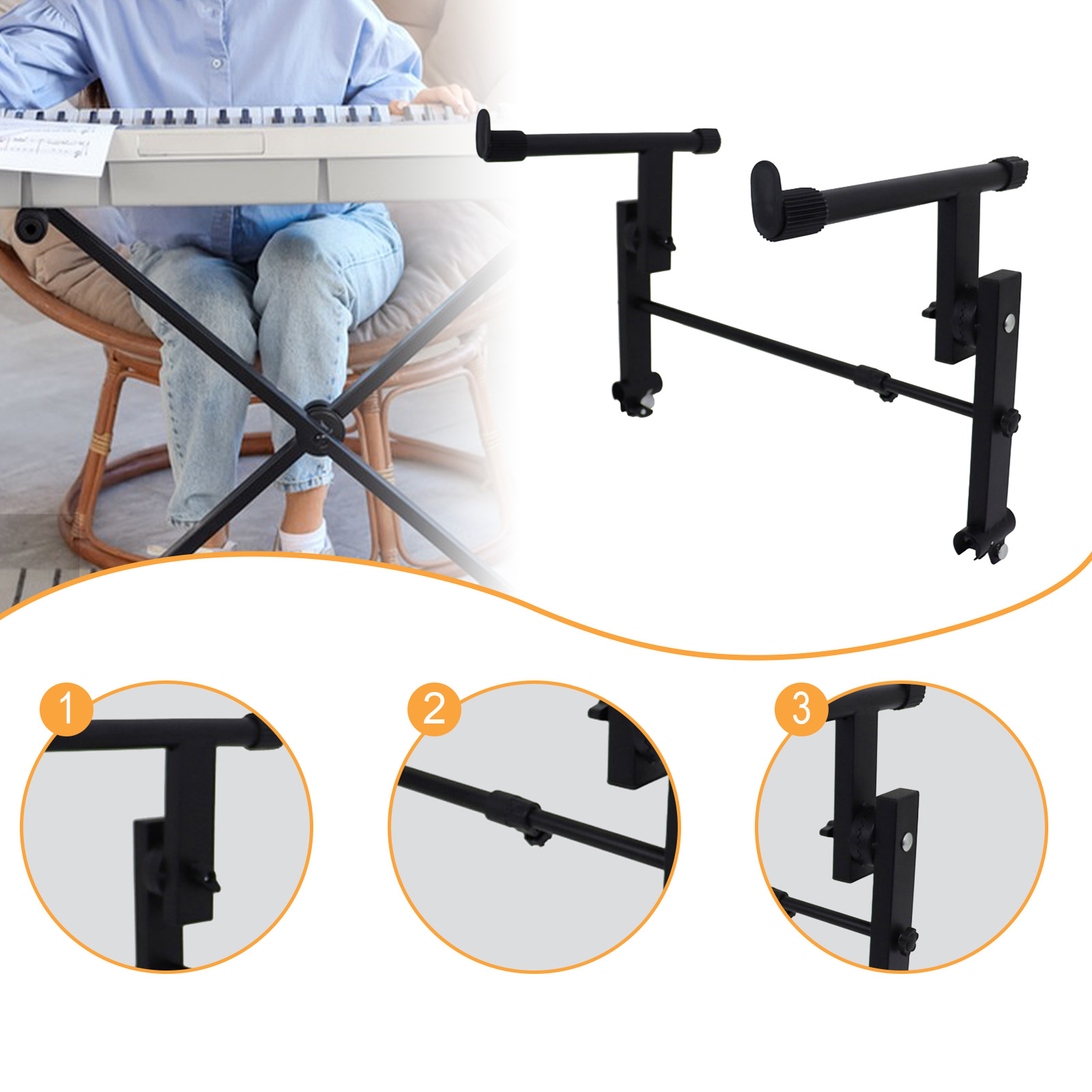 Metal Electric Piano Rack 2 Ti - огляд і ціна Musical Instrument Names