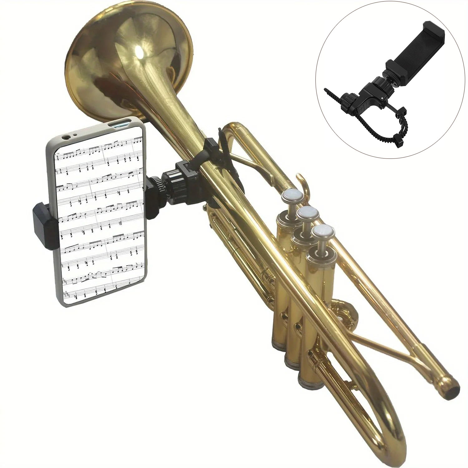 Metal Music Lyre Clip Phone St - огляд і ціна Musical Instrument Horn