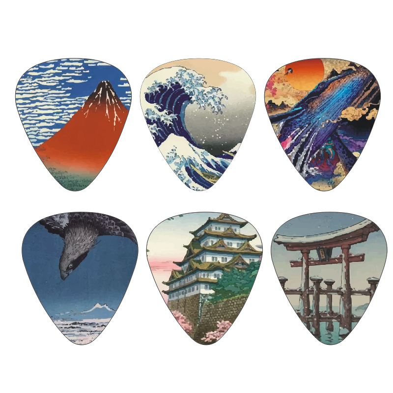 New 12pcs/set  Guitar Picks -  - огляд і ціна Musical Instrument Drawing