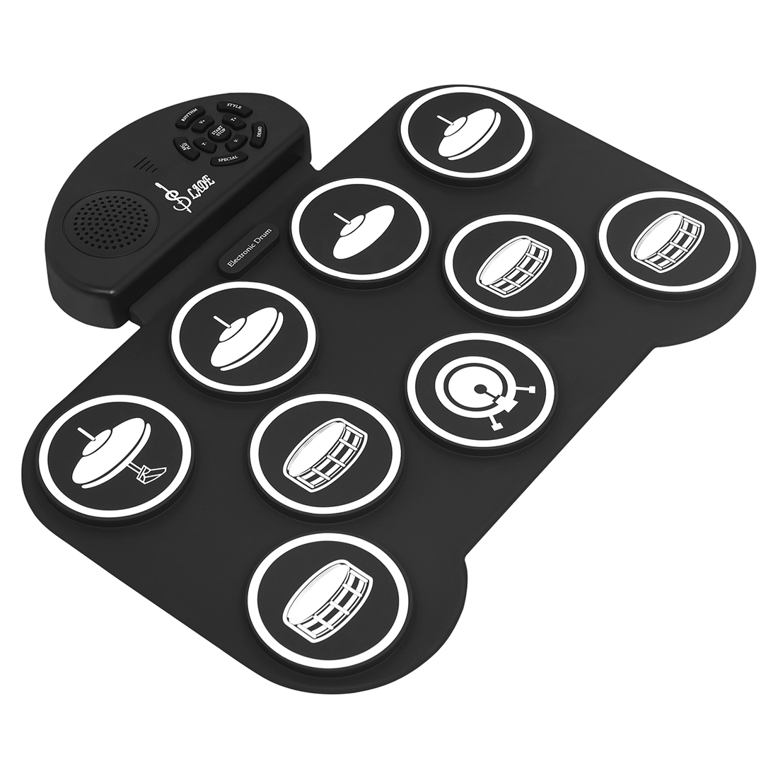 Foldable 9 Pads Roll‑Up Electr - огляд і ціна Musical Instrument Drum