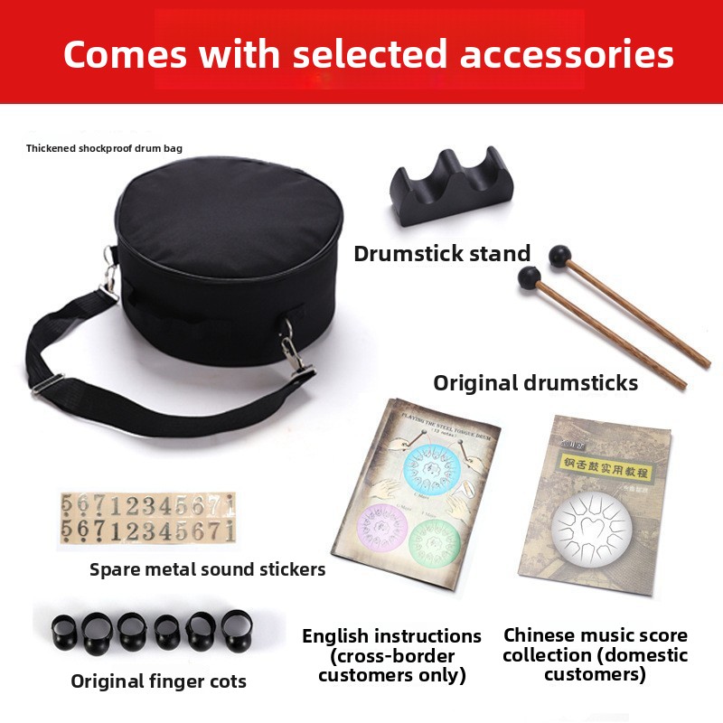 10 Inch 11 Tone C Key, Profess - огляд і ціна Tongue Drum Steel