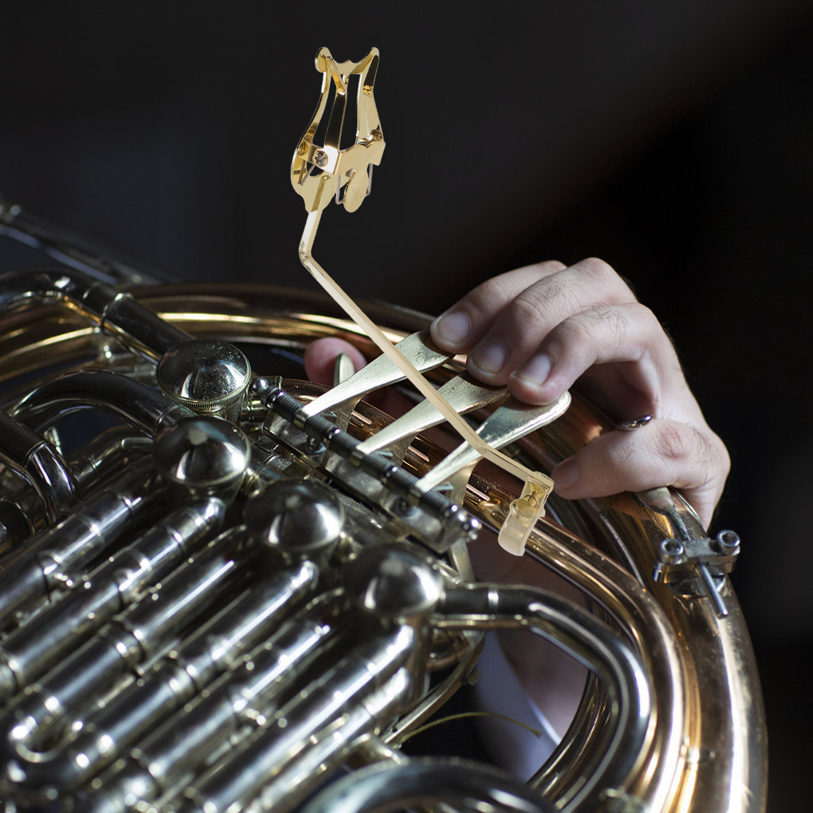 French Horn Marching Lyre Clam - огляд і ціна Musical Instrument Horn