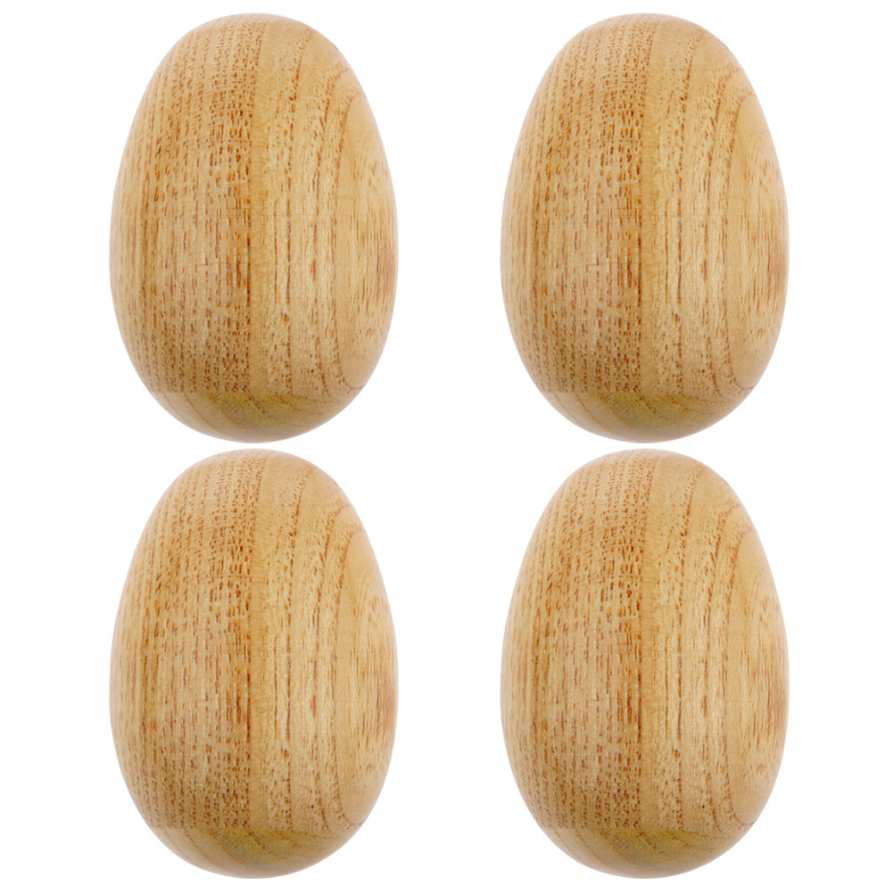 4Pcs Natural Wood Egg Maracas  - огляд і ціна Musical Instrument Groups