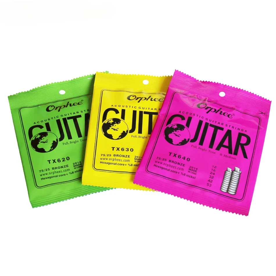 Orphee 1 SET ACOUSTIC Guitar S - огляд і ціна Musical Instrument Strings