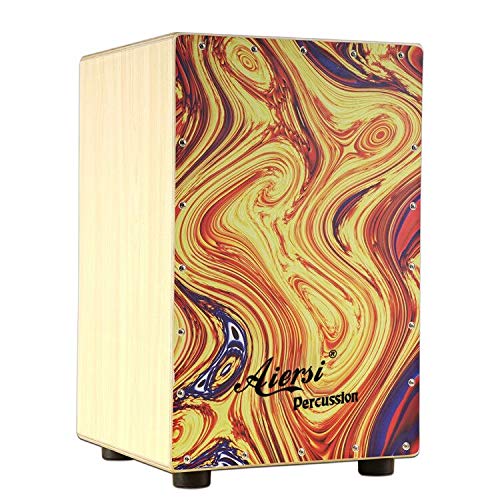 Colour Wood Hand Cajon Box Dru - огляд і ціна Musical Instrument Drum